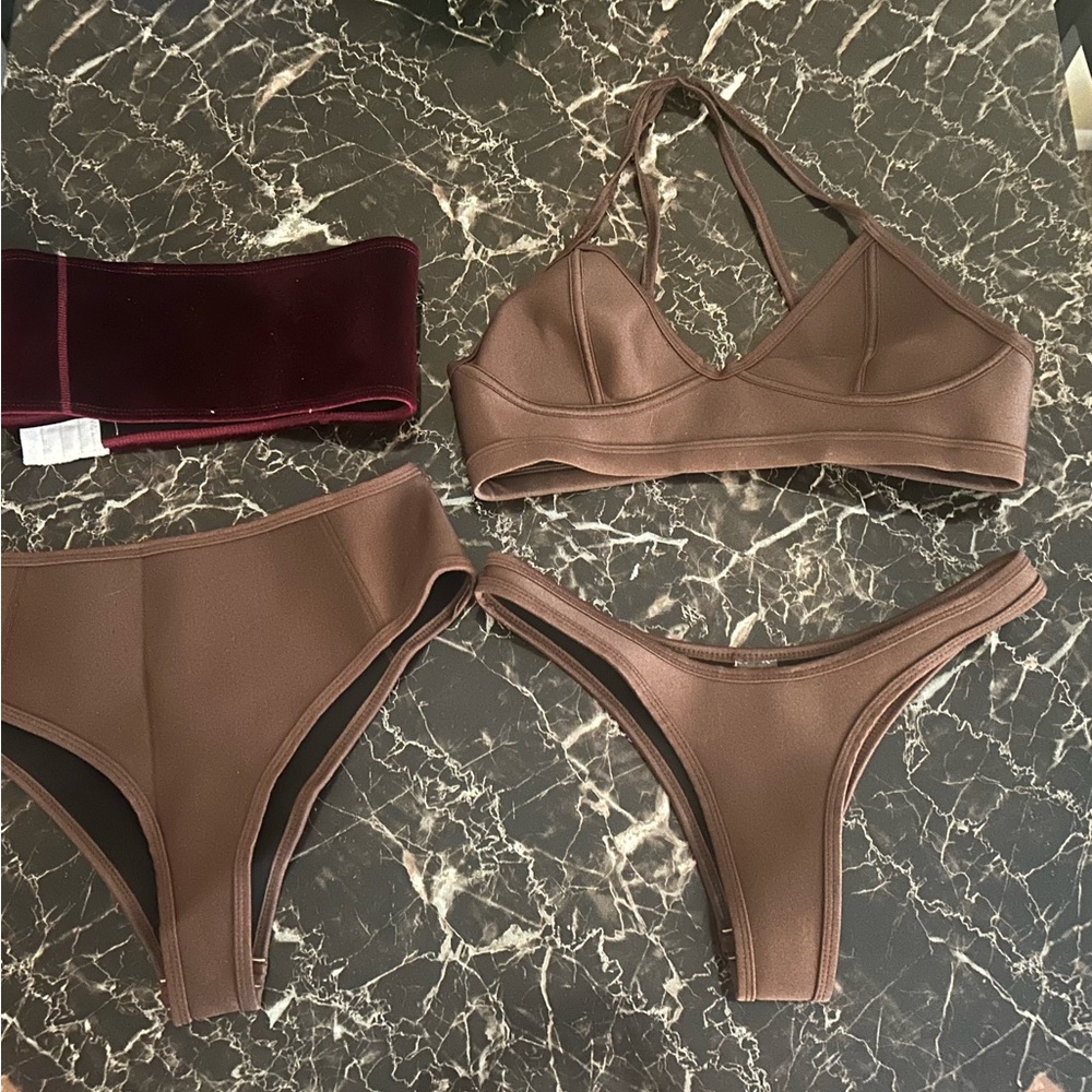 Brown Women's Bikini Set
